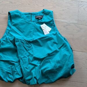 Banana Republic Turquoise Sleeveless Blouse